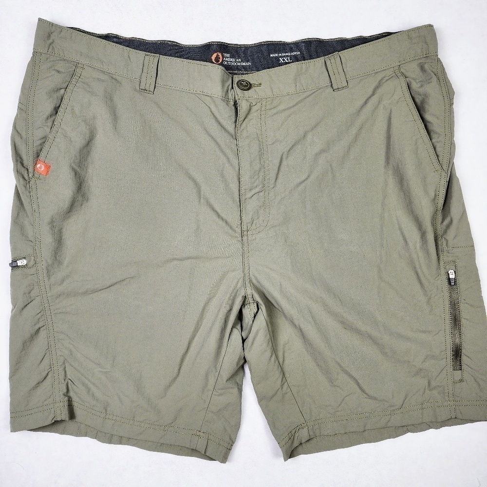 The American Outdoorsman | Nylon Hiking Shorts Water Repellent Elastic Waist XXL